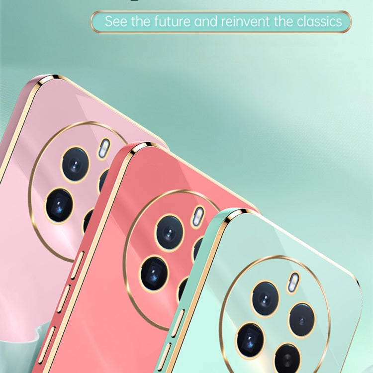For Realme 12+ XINLI Straight Edge 6D Electroplate TPU Phone Case(White)