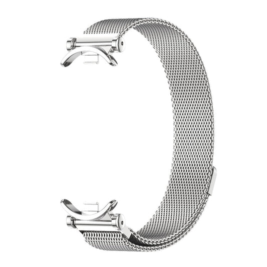 For Xiaomi Smart Band 10 / 9 / 8 Mijobs GT4 Milan Magnetic Metal Watch Band(Silver)