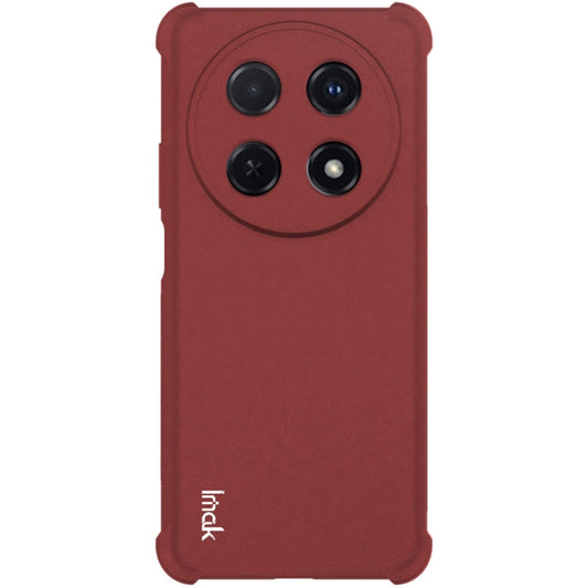 For Huawei nova 12i / Enjoy 70 Pro imak Shockproof Airbag TPU Phone Case(Matte Red)