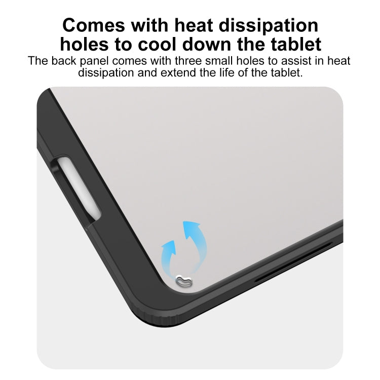 For iPad Pro 13 2025 / 2024 Mutural Pinyue Series Smart Leather Tablet Case(Dark Blue)