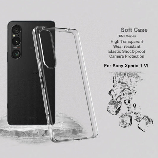 For Sony Xperia 1 VI IMAK UX-5 Series TPU Phone Case(Transparent)