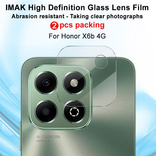 Pour Honor X6b 2 PCS/Lot Film de Lentille d'appareil photo arrière IMAK HD en Verre