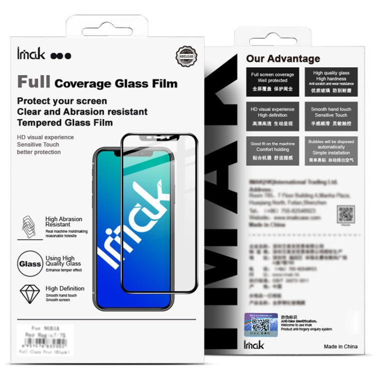 For Meizu Note 16 Pro imak 9H Surface Hardness Full Screen Tempered Glass Film Pro+ Series