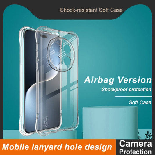 Pour Honor Magic7 Pro 5G Coque de Téléphone Antichoc en TPU avec Airbag imak (Transparent)