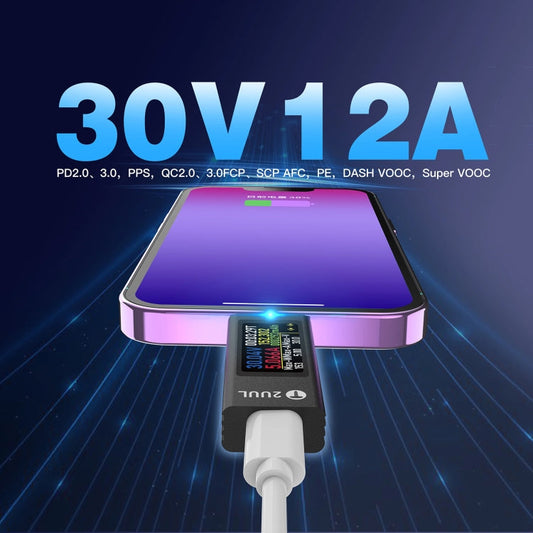 Détecteur de Charge Mini 2UUL Charging Mate Type-C avec Test de Courant Bidirectionnel