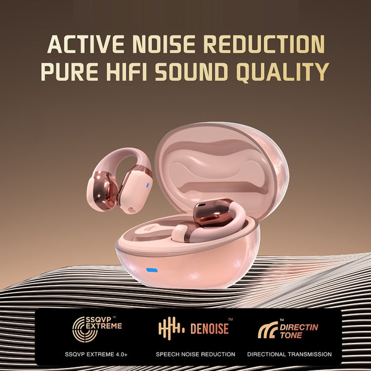 Hileo F16 TWS Touch Control IPX5 Waterproof Sports Earclip Noise Cancelation Earphones(Green)