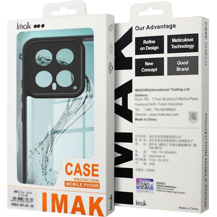 For Honor Magic6 Ultimate imak UX-9A Series Four-corner Airbag Shockproof Frosted PC Phone Case