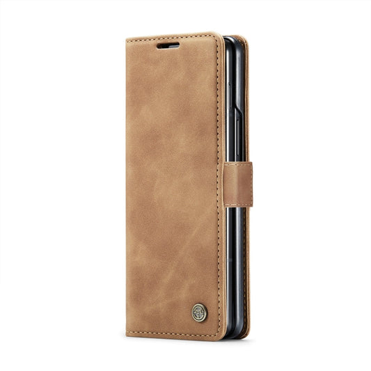 For Samsung Galaxy Z Fold6 5G CaseMe 013 Multifunctional Horizontal Flip Leather Phone Case(Brown)