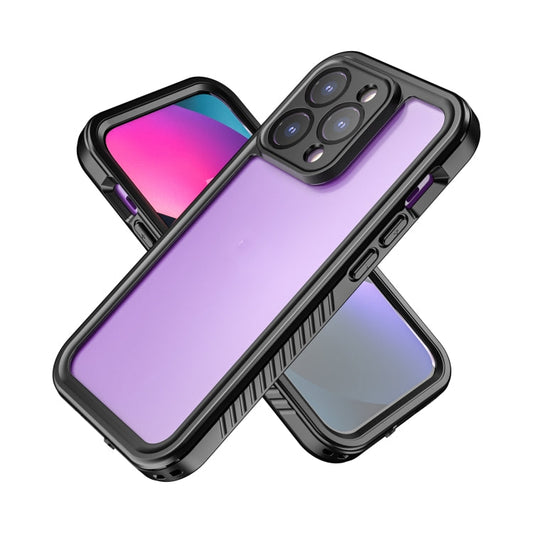 Pour iPhone 14 Pro Coque de protection RedPepper antichoc étanche IP68 en PC + TPU (Noir)