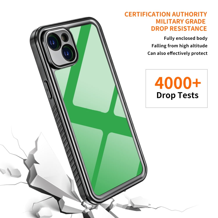 For iPhone 14 Plus RedPepper Shockproof IP68 Waterproof PC + TPU Protective Case(Black)