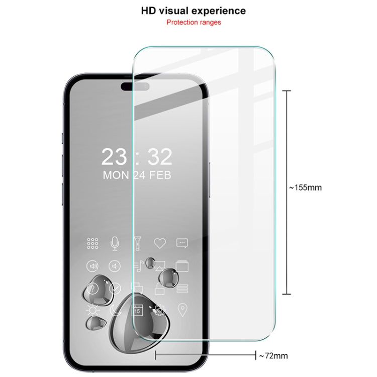 Pour iPhone 16 Plus imak H Series Film en Verre Trempé Plein Écran