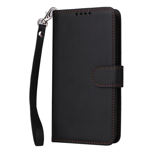 For Xiaomi POCO F6 Pro BETOPNICE BN-005 2 in 1 Detachable Imitate Genuine Leather Phone Case(Black)