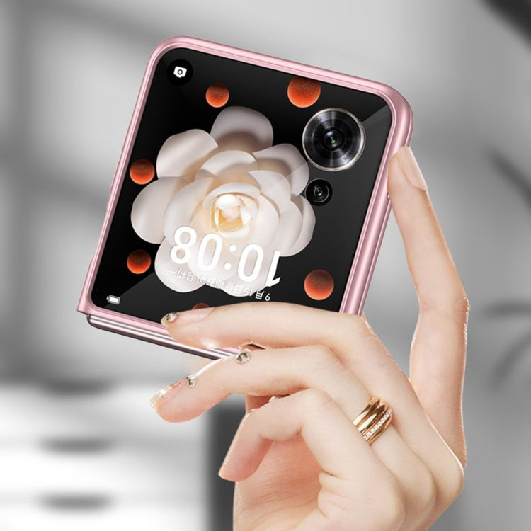 For Honor Magic V Flip GKK Ultra-thin Full Coverage Phone Case(Silver)