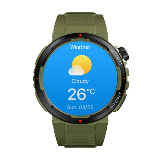 Zeblaze Ares 3 Plus Montre intelligente de fitness et bien-être de 1,43 pouce, prend en charge la surveillance de la santé 24h/24 (Vert Sauvage)