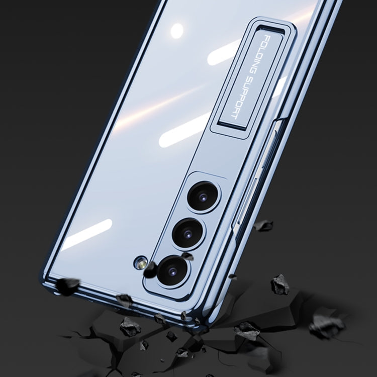 For Samsung Galaxy Z Fold6 GKK Integrated Magnetic Fold Hinge Phantom Phone Case(Titanium Gray)