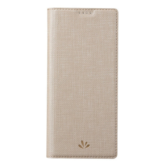 For Sharp Aquos Wish4 ViLi DMX Series TPU + PU Leather Magnetic Phone Case(Gold)