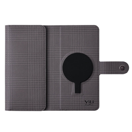 Pour Samsung Galaxy S24 5G ViLi GHB-C Series Étui de Téléphone en Cuir Magnétique MagSafe RFID (Gris)