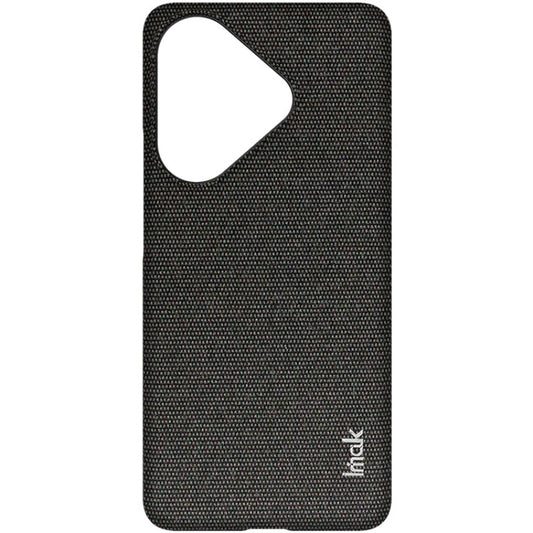 For Xiaomi Poco F6 5G imak Ruiyi Series Cloth Texture PU + PC Phone Case(Black)