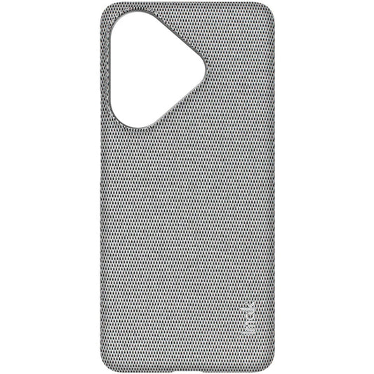 For Xiaomi Poco F6 5G imak Ruiyi Series Cloth Texture PU + PC Phone Case(Light Grey)