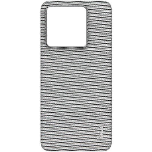 For Xiaomi 14T Pro imak Ruiyi Series Cloth Texture PU + PC Phone Case(Light Grey)