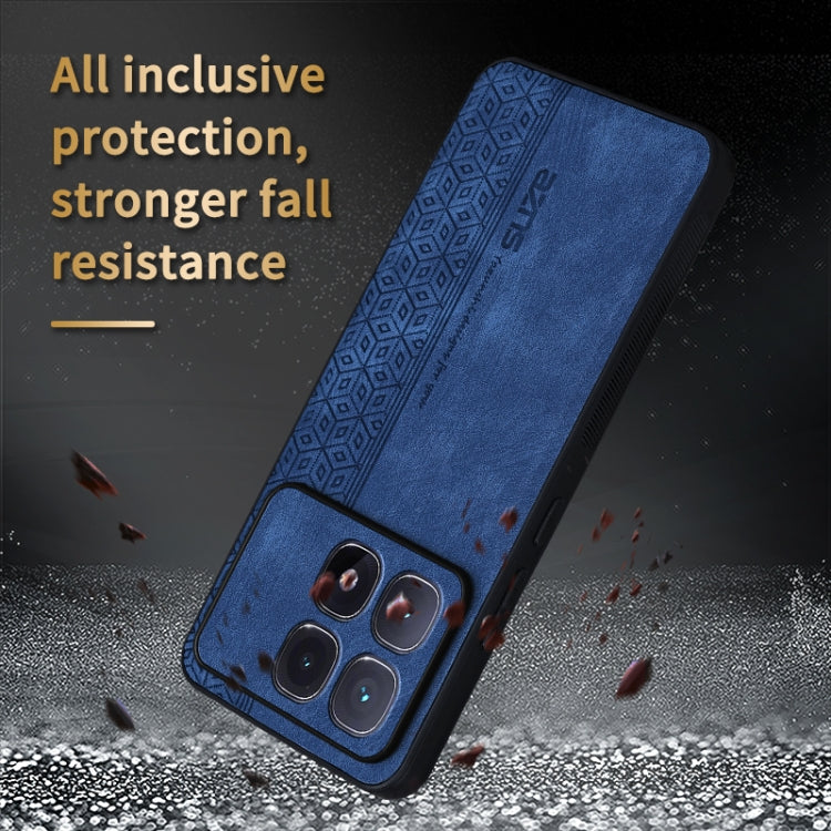 For Redmi K70 Ultra AZNS 3D Embossed Skin Feel Phone Case(Purple)