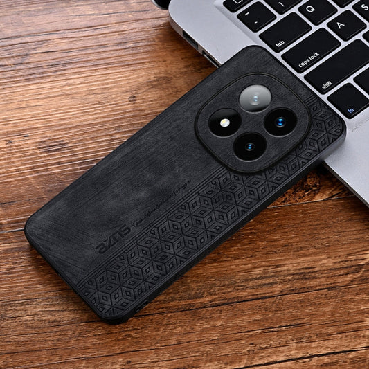 For Redmi Note 14 Pro 5G AZNS 3D Embossed Skin Feel Phone Case(Black)