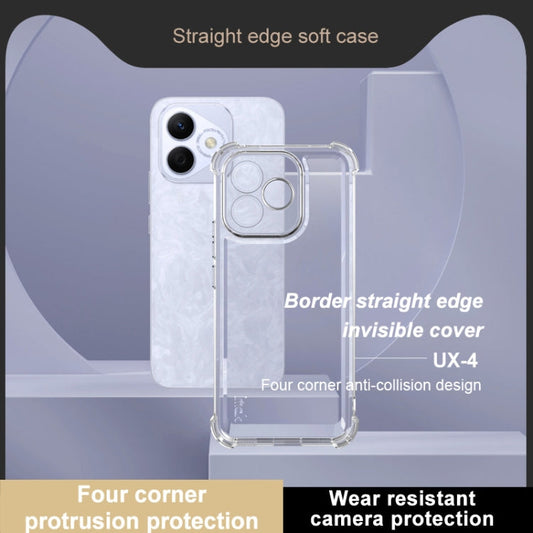 Pour Honor X60i 5G IMAK UX-4 Series Coque de téléphone antichoc à quatre coins (transparent)