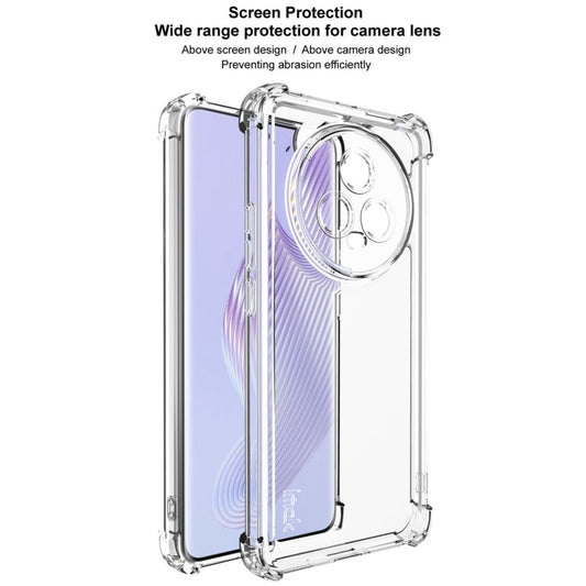 For Honor Magic5 IMAK UX-4 Series Four-corner Shockproof Phone Case(Transparent)
