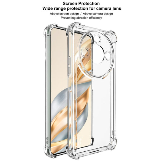 Pour Honor X60 Étui de Téléphone Antichoc à Quatre Coins Série IMAK UX-4 (Transparent)