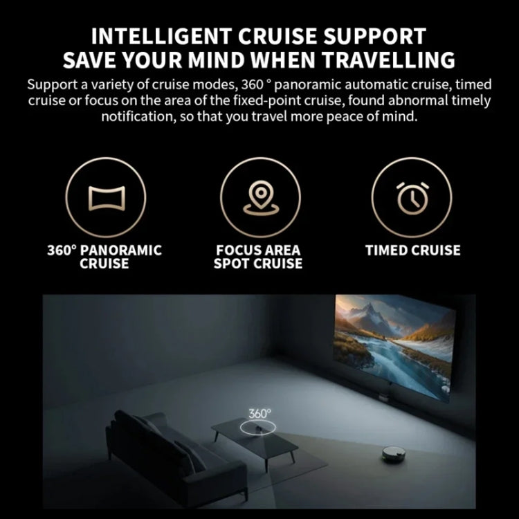 Caméra intelligente Xiaomi C700 originale 4K, angle de vision de 360°, vision nocturne couleur, caméra AI, prise : prise US