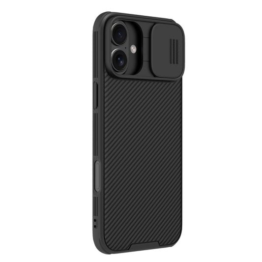 For iPhone 16 NILLKIN CamShield Pro Magnetic PC Phone Case(Black)