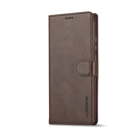 For Xiaomi 14T Pro LC.IMEEKE Calf Texture Leather Phone Case(Coffee)