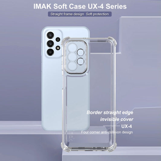 For Samsung Galaxy A23 4G / A23 5G IMAK UX-4 Series Four-corner Shockproof Phone Case(Transparent)