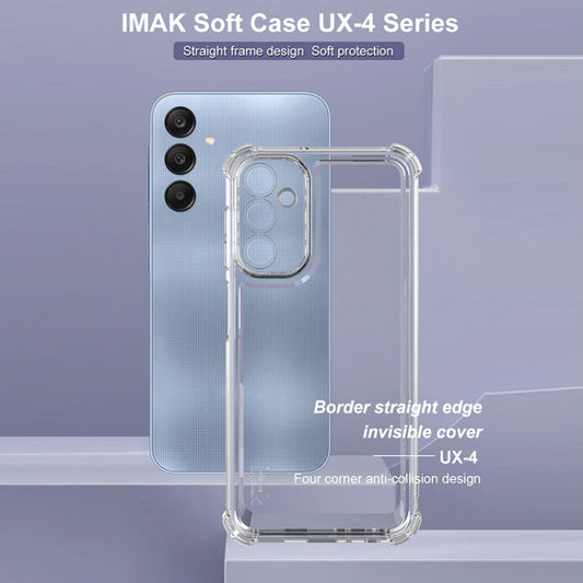 For Samsung Galaxy A25 5G IMAK UX-4 Series Four-corner Shockproof Phone Case(Transparent)