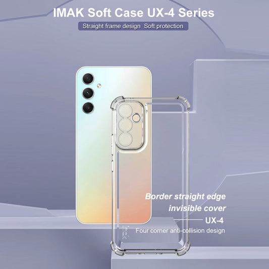 For Samsung Galaxy A34 5G IMAK UX-4 Series Four-corner Shockproof Phone Case(Transparent)
