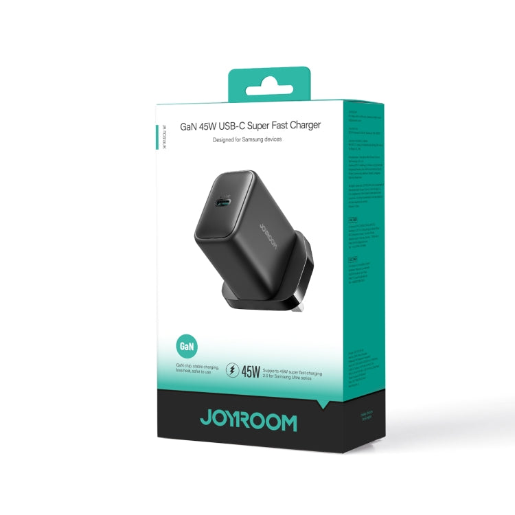 JOYROOM JR-TCG13 45W GaN USB-C Black Super Fast Charger