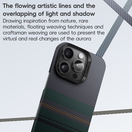 For iPhone 16 Pro Benks Color Shield C1 Classic Kevlar Woven MagSafe Phone Case
