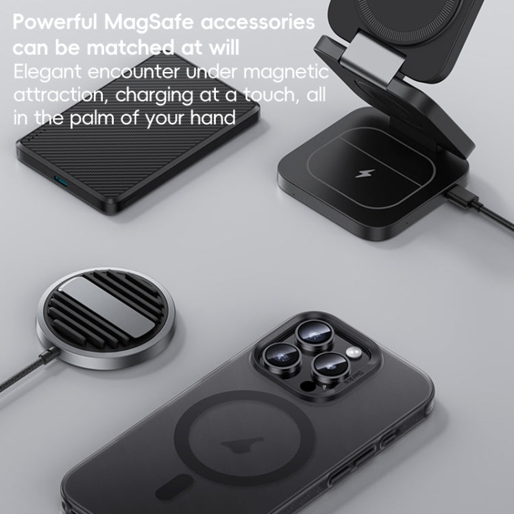 For iPhone 16 Plus Benks Frosted MagSafe Magnetic Shockproof Phone Case(Black)