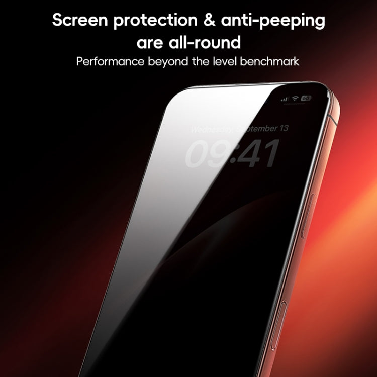 For iPhone 16 Pro Benks Zero Sense Series Privacy Tempered Protective Film