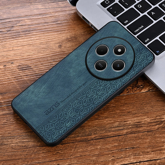For Xiaomi Poco C75 AZNS 3D Embossed Skin Feel Phone Case(Dark Green)
