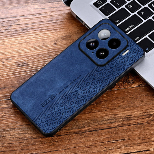 For Xiaomi 15 AZNS 3D Embossed Skin Feel Phone Case(Sapphire Blue)