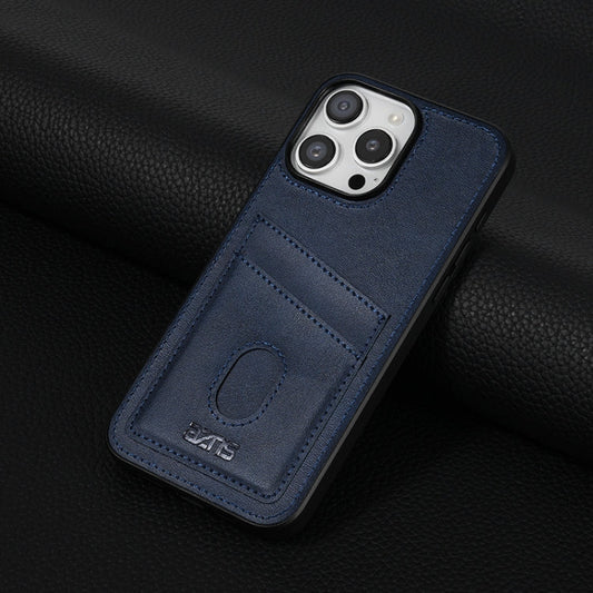 For iPhone 16 Pro AZNS K1 Series Card Slot Business Phone Case(Blue)