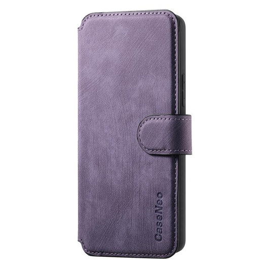 For Honor X6b CaseNeo MagSafe RFID Anti-theft Retro Leather Phone Case(Purple)