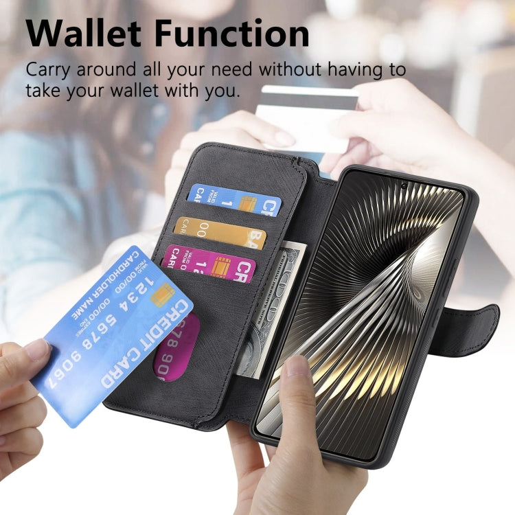 For Xiaomi Poco F6 CaseNeo MagSafe RFID Anti-theft Retro Leather Phone Case(Black)