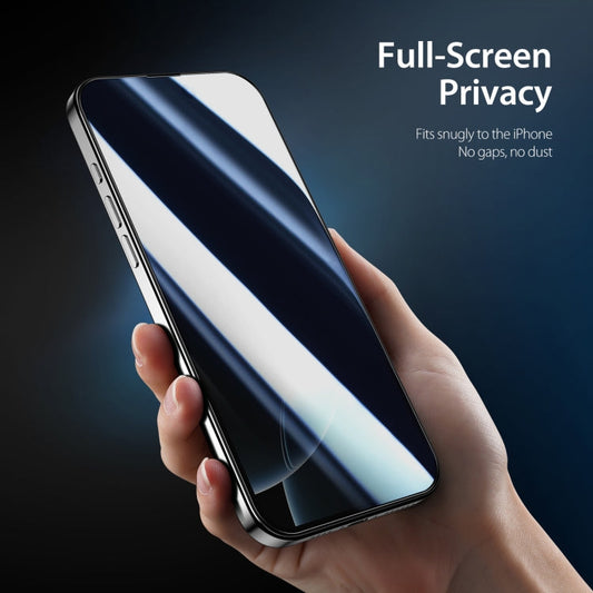 For iPhone 16 Pro 5pcs DUX DUCIS 0.33mm 9H High Aluminum Anti-spy HD Tempered Glass Film