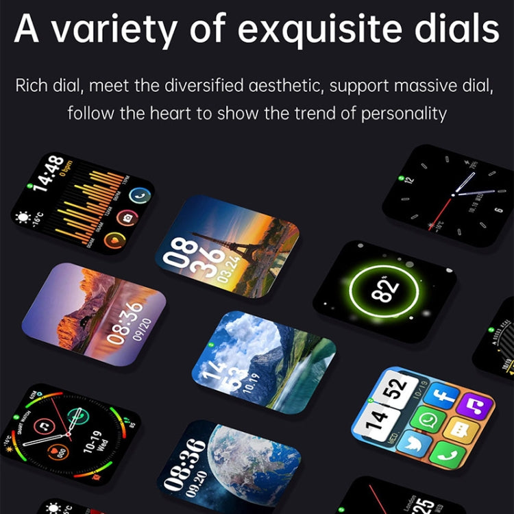 Montre intelligente d'appel 4G UNIWA DM66, 2 Go+16 Go, écran IPS de 1,99 pouces, Android 9.0, compatible WiFi GPS (argent)