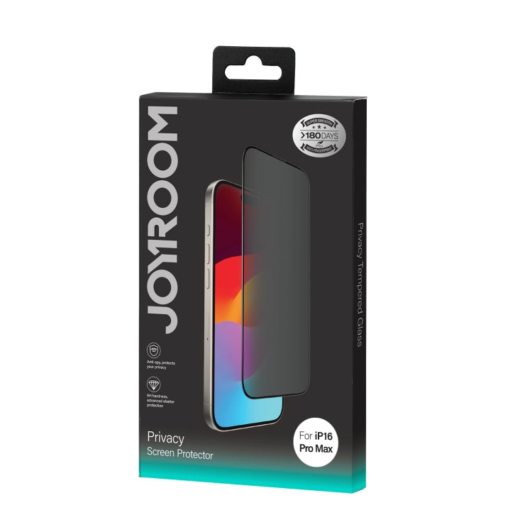 Pour iPhone 16 Plus / 15 Plus Film en verre trempé JOYROOM Zero Sense Series 2.5D de protection intégrale de la vie privée