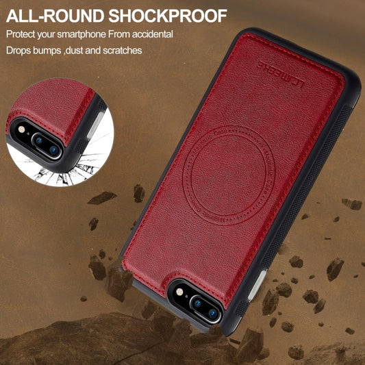 For iPhone 17e / 16e LC.IMEEKE Magsafe Phone Case(Red)