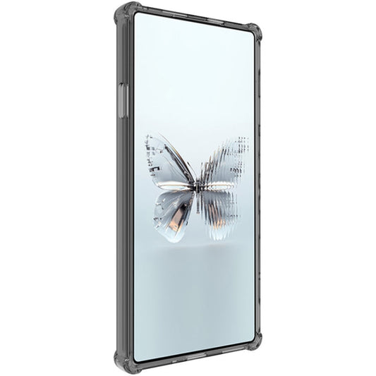 For ZTE nubia Red Magic 10 Pro imak Shockproof Airbag TPU Phone Case(Transparent Black)