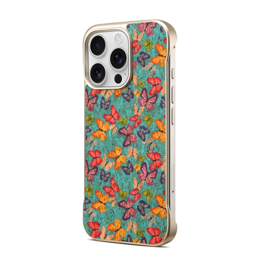 For iPhone 15 Pro Denior A18 Paint MagSafe Phone Case(Butterflies)